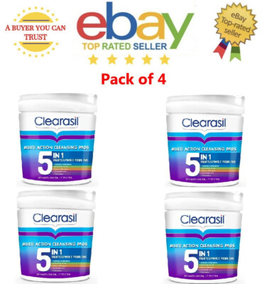 Clearasil 5-in-1 Ultra reinigende Salicylsäure vorgetränkte Pads, je 65 Pads