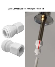 3/8" Faucet Adapter Quick Connect Use For All Kangen Faucet Kit (2 pcs)