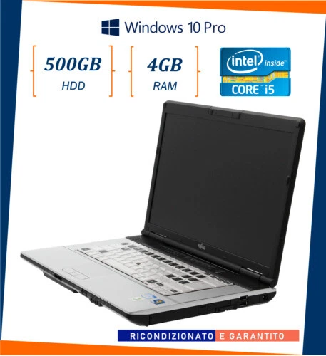 Computer portatili, laptop e notebook Fujitsu SO Windows 7