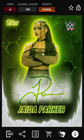 Jaida Parker 559cc Sig Iconic Neon 2025 WWE Topps Slam Digital