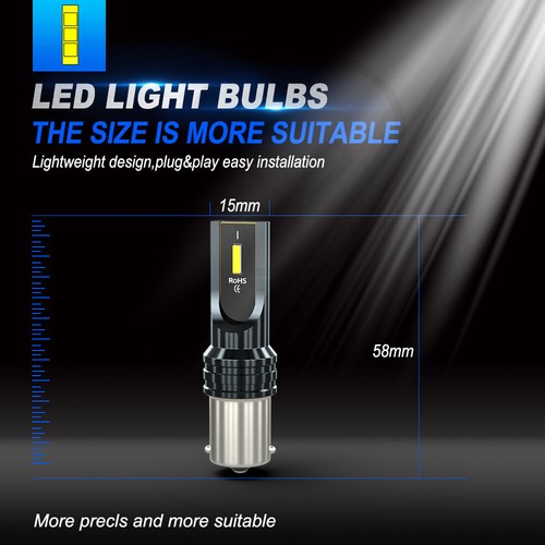 2 SUPER BRIGHT LED bulbs for Cub Cadet LTX1045 LTX1046 LTX1046KW LTX1046M bulb - Picture 5 of 12