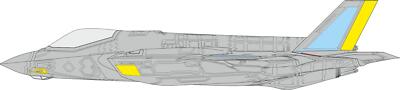 MW22 EDUARD CX655 F-35A RAM PANELS LATE 1/72  MASK for TAMIYA