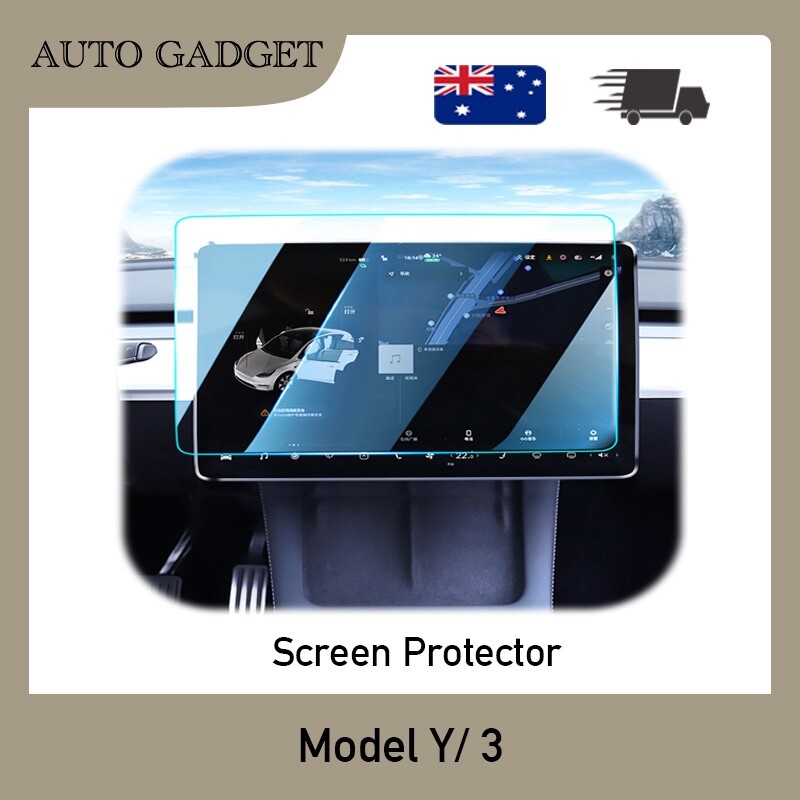 Tesla Accessories Model 3/Y Screen Protector - Clear with Easy Installation Kit