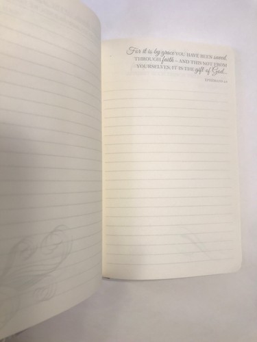 Eccolo Corrine Haig Designs Floral Rejoice and Be Glad Journal with Bookmark - Picture 4 of 8