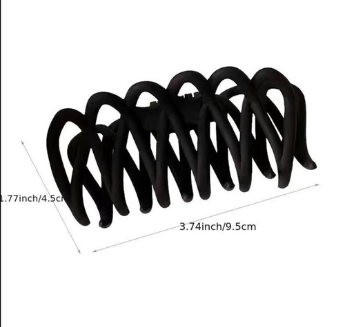 Bundle of 3 Oversized Hair Claw Clips - Stylish Hair Accessories - Picture 13 of 13