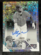 2023 Topps Chrome MINI DIAMOND REFRACTOR ROOKIE AUTO Will Brennan SSP, item 2