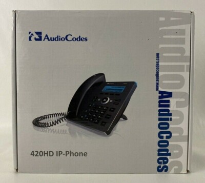 AudioCodes 420HD IP Phone GGWV00582 - NEW