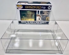 1 Box Protector For FUNKO POP! MAKING FUN MOVIE & BRIAN MARIOTTI STORY OF FUNKO