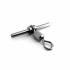 Cross Line Crimp Rolling Sea Fishing Swivels Size 3 - 7 Packed 10, 25, 50 &100