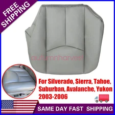Driver Bottom Leather Seat Cover Pewter Gray For 2005 2006 Chevy Tahoe Suburban