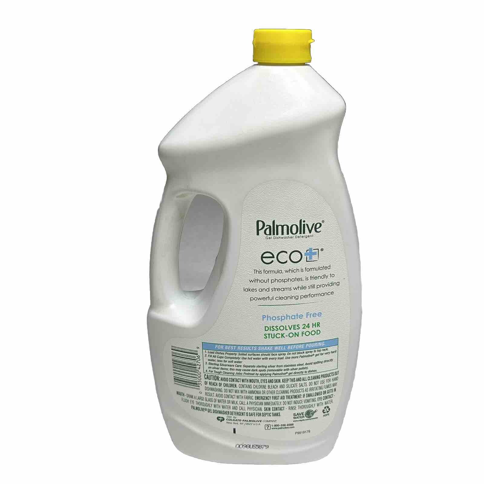 Palmolive Eco Gel Dishwasher Detergent Lemon Splash 75 OZ New