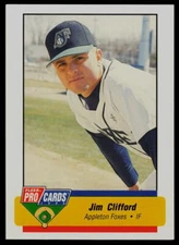 1994 Fleer ProCards  Jim Clifford Appleton Foxes