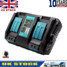 Battery Fast Charger For Makita 18V DC18RD Li-Ion Twin Double Port Rapid 240V