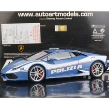 Autoart 1:18 Lamborghini LP610 Huracan Italian Police Car Collectible Car