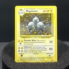 Pokémon TCG Magneton Base Set Holo Rare Card 9/102 on eBay