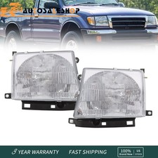 For 1997-2000 Toyota Tacoma Headlight Halogen Set Driver And Passenger Side
