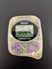 Nintendo Pokemon Mini Console MIN-001 Smoochum PURPLE USA Version Tested w/Game