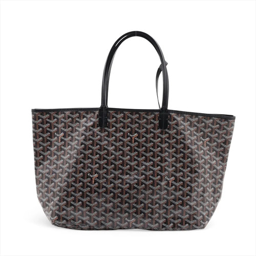 Goyard Saint Louis PM PVC & leather Tote bag Black