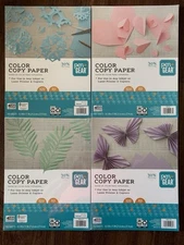 SEALED Pen+Gear pastel copy paper: blue, pink, green, lavendar (100ct packs)