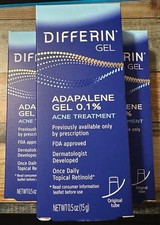 3x Differin Acne Treatment Gel, 30 Day Supply, Retinoid Treatment 15g Exp 05/28