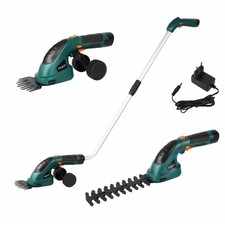 2 in 1 Akku Heckenschere Teleskop Stange Stra...
