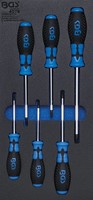 Bgs 4078 Werkstattwageneinlage 1/3: Schraubendreher T-Profil (FüR Torx) | 6-Tlg.