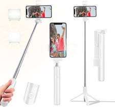 Selfie Stick Tripod, 40 in Retractable Tripod for Iphone with Wireless Remote Co