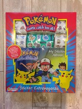 1999 POKEMON STICKER EXTRAVAGANZA NEW FACTORY SEALED 190 STICKERS