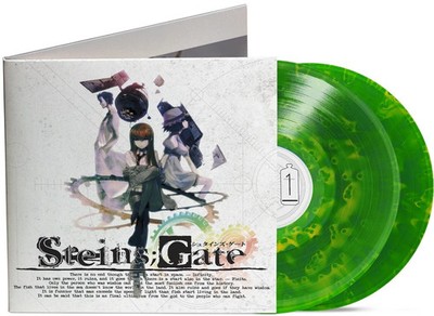 Steins Gate Official Vinyl Record Soundtrack 2xLP Green