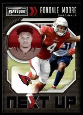 2021 Panini Playbook Next Up Rondale Moore Arizona Cardinals #NXT-RMO