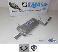 Imasaf ESD Auspuff Endtopf + Anbauteile für Subaru Forester 2.0 (Sf) 1997-2002