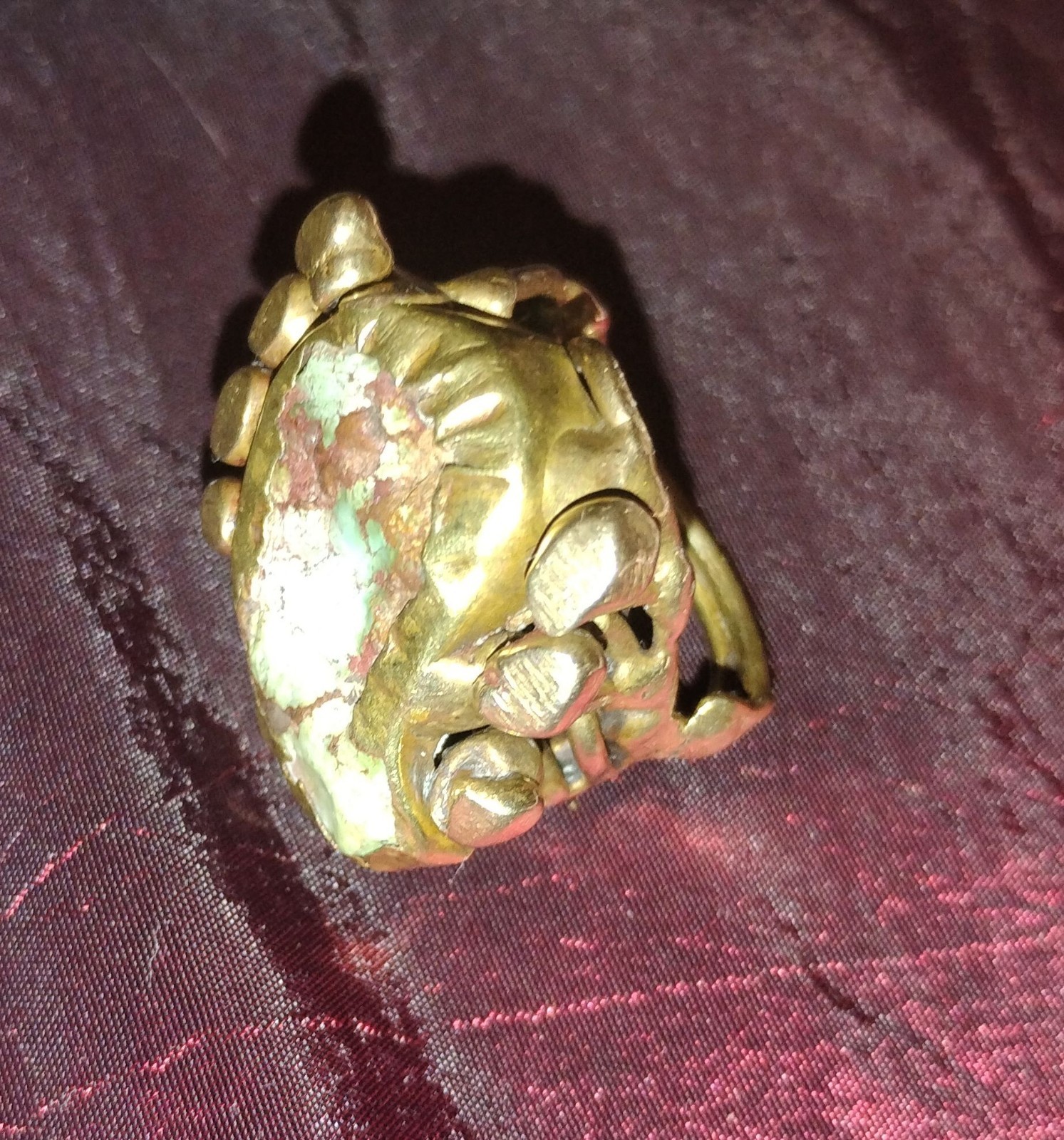 JACK BOYD vintage Ring carved bronze with high qu… - image 11