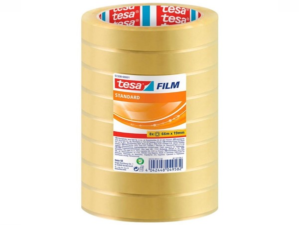 80 Rollen Tesafilm 19Mm X 66M Klebefilm Klebestreifen Klebe-Film Tesa 57208-image
