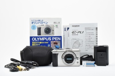 Exc Olympus Pen E-PL1 Spiegellose Digitalkamera Body Shutter Count1520Silber 706