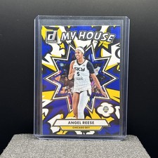 2025 Panini Donruss WNBA - My House Blue Press Proof Angel Reese #6 Chicago Sky