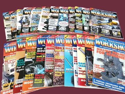 Lot of 24 Issues ''Model Engineers Workshop'' Hobby-Machine-Lathe-Mill Great Cond