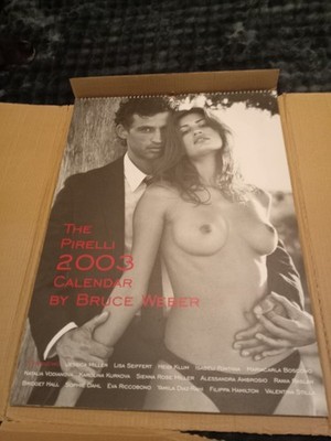Pirelli Calendar 2003 Bruce Weber Italy Sienna Miller Heidi Klum Boxed