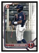2022 Bowman #BP-86 Misael Urbina Minnesota Twins Baseball Card 34122