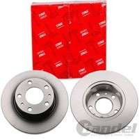 2X TRW Bremsscheiben 276Mm Voll Vorne Passend FÜR | DF6412