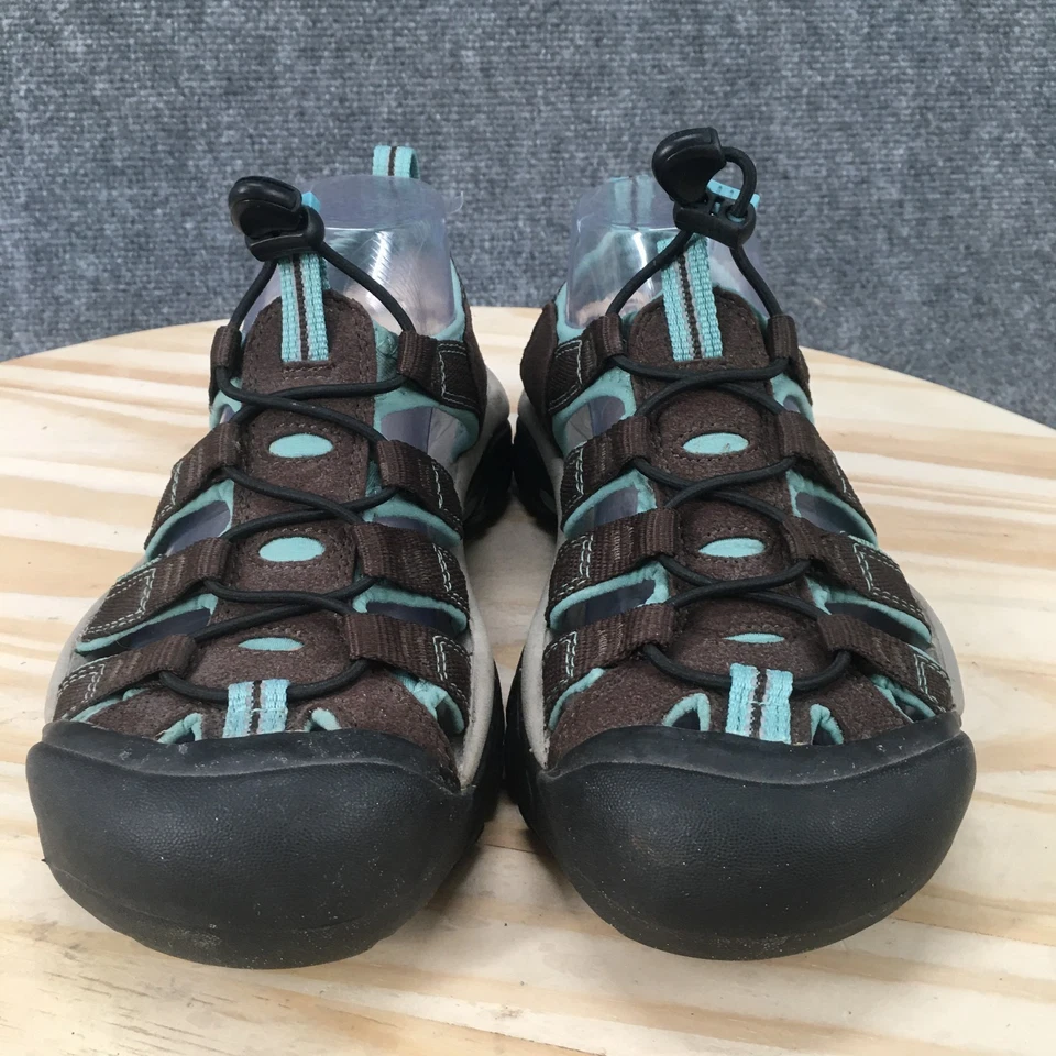 Keen Sandals Womens 8 Newport H2 Sporty Closed Toe Fisherman Brown Teal Fabric - Image 3 of 4