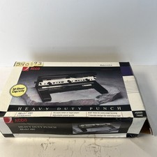 ACCO Industrial Hole Punch Model - 440 Heavy Duty Steel Office Equipment 1992