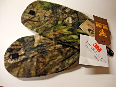 NEW XL HOT SHOT Men’s Camo Pop-Top Mittens 3M THINSULATE – MOSSY OAK