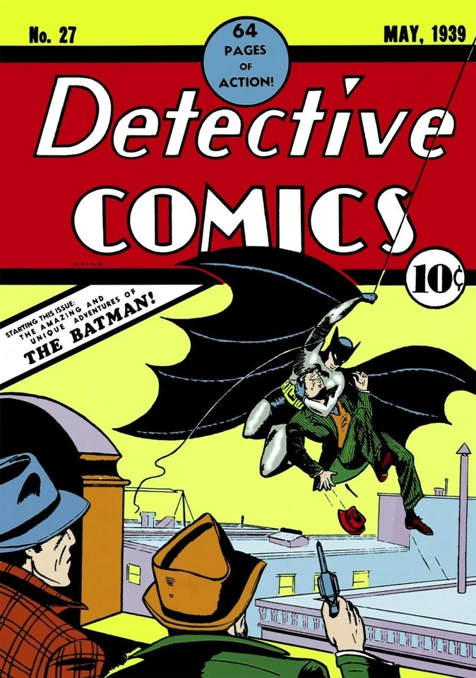 DETECTIVE COMICS #27 COMIC BOOK COVER Poster print 14"x20" home decor - Image 3 of 4