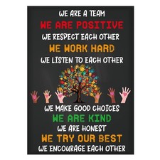 JUESMOS Classroom Rules Poster for Classroom Decorations - Educational Poster...