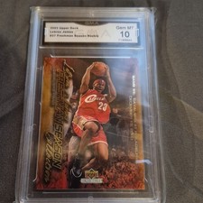 2003 Upper Deck LeBron James Rookie Freshman Season #27 GMA 10 Cavaliers