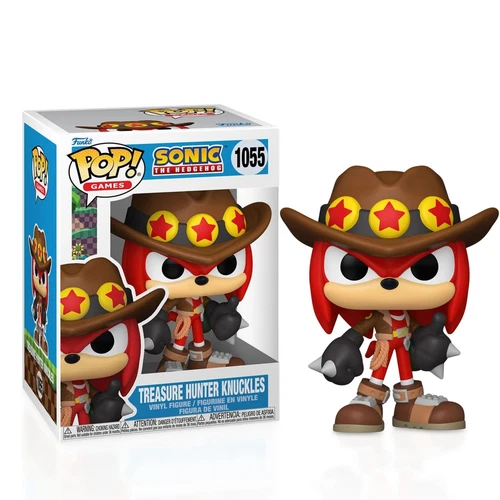 Funko Pop! Sonic Treasure Hunter Knuckles #1055 Vinyl Figure with Case