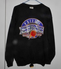 Vintage Spectator Sportswear Phoenix Suns Sweatshirt NBA Basketball Black Large