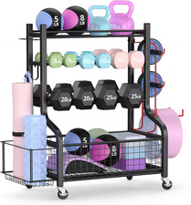 Dumbbell Rack, Weight Rack for Dumbbells, Home Gym Storage for Dumbbells Kettleb