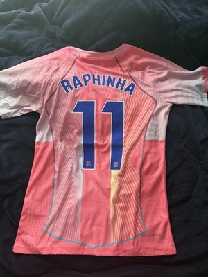 Nike FC Barcelona Raphinha #11 Pink Soccer Jersey Men's Size L | eBay