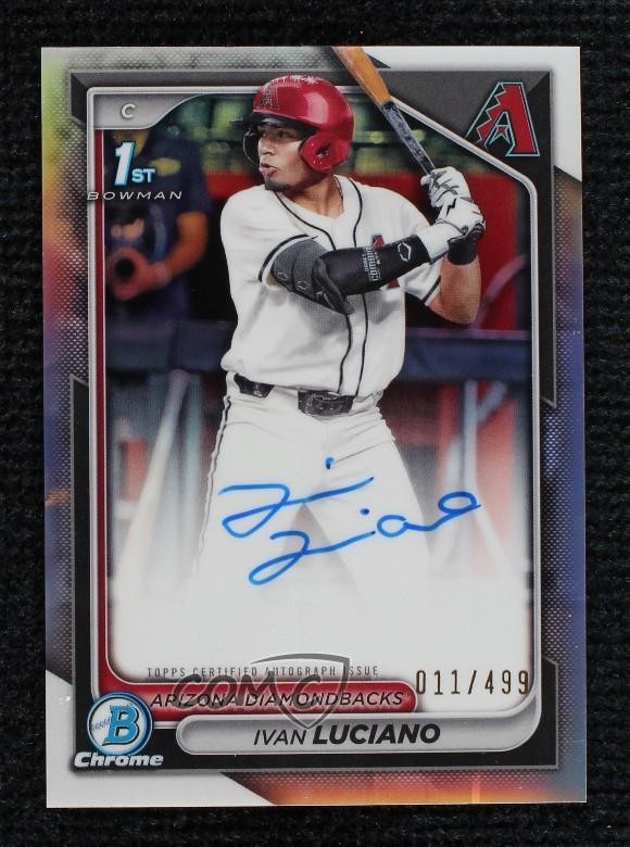 2024 Bowman Draft Chrome Prospect Refractor /499 Ivan Luciano #CPA-IL Auto 1k9t